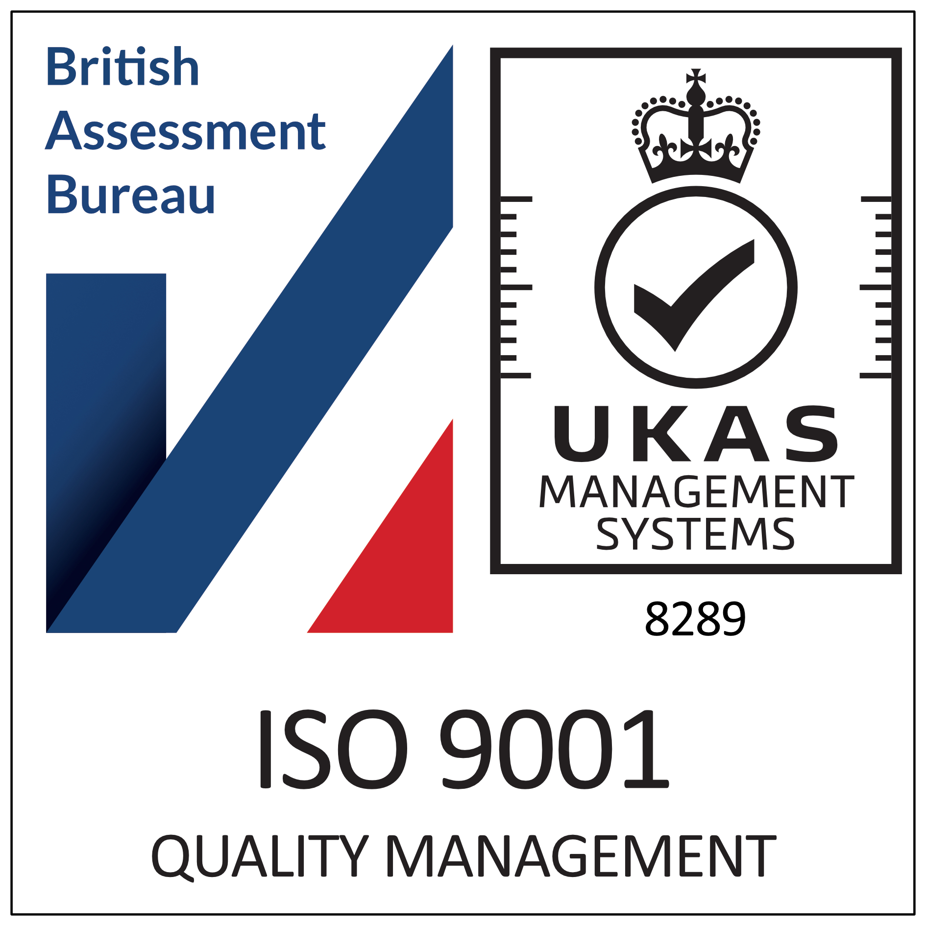 ISO 9001 award